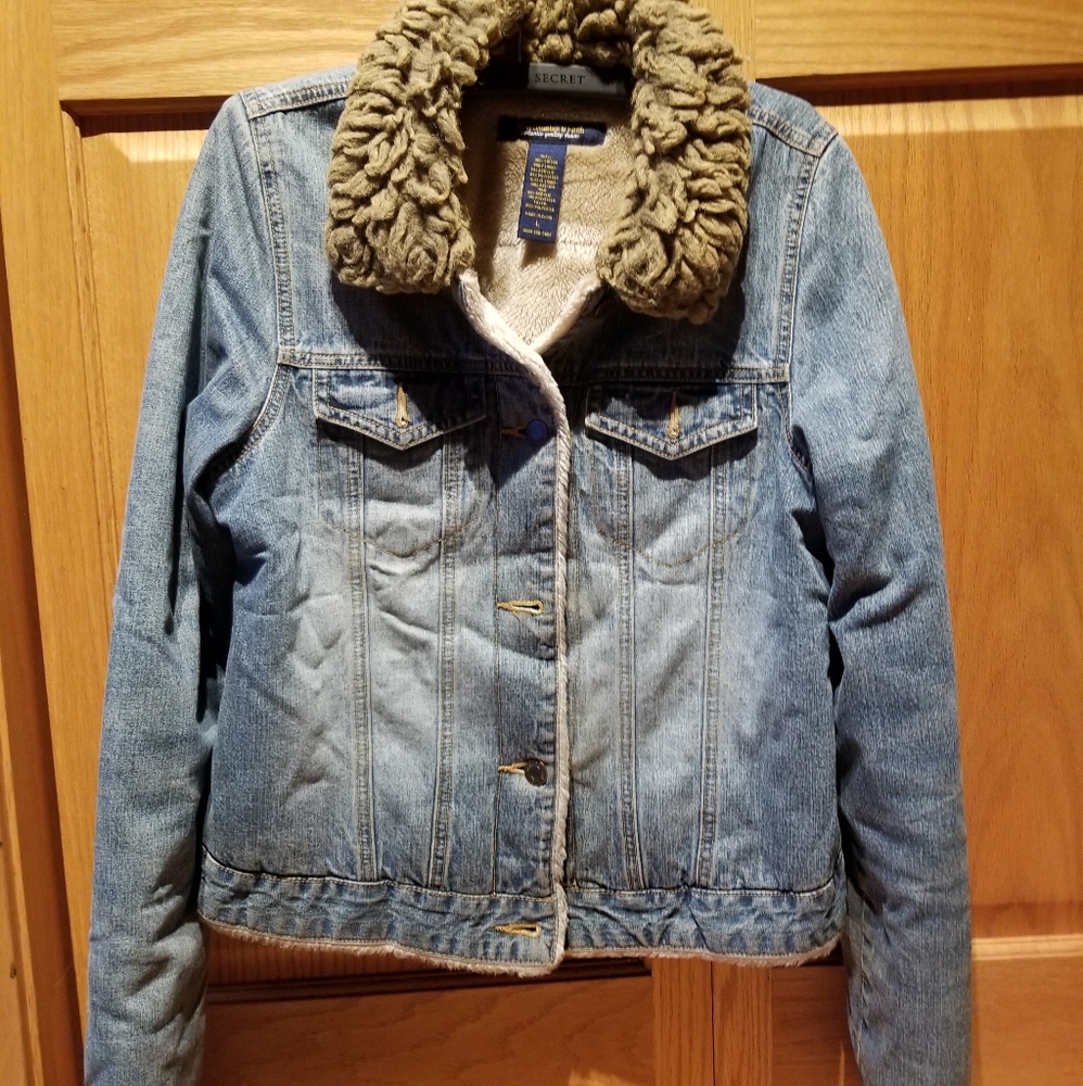Abercrombie denim jacket size L